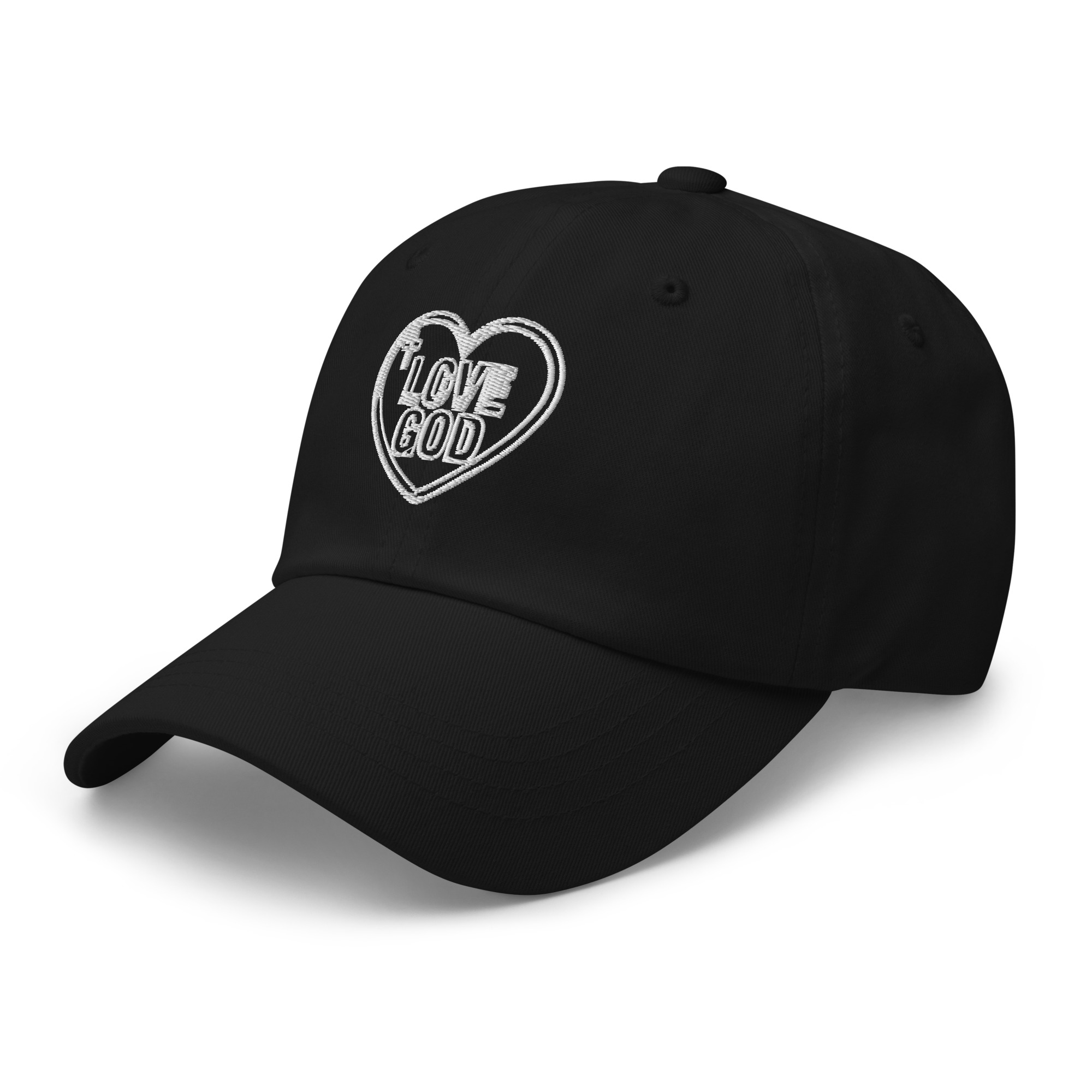 Love God Heart Embroidered Dad Hat - Image 16