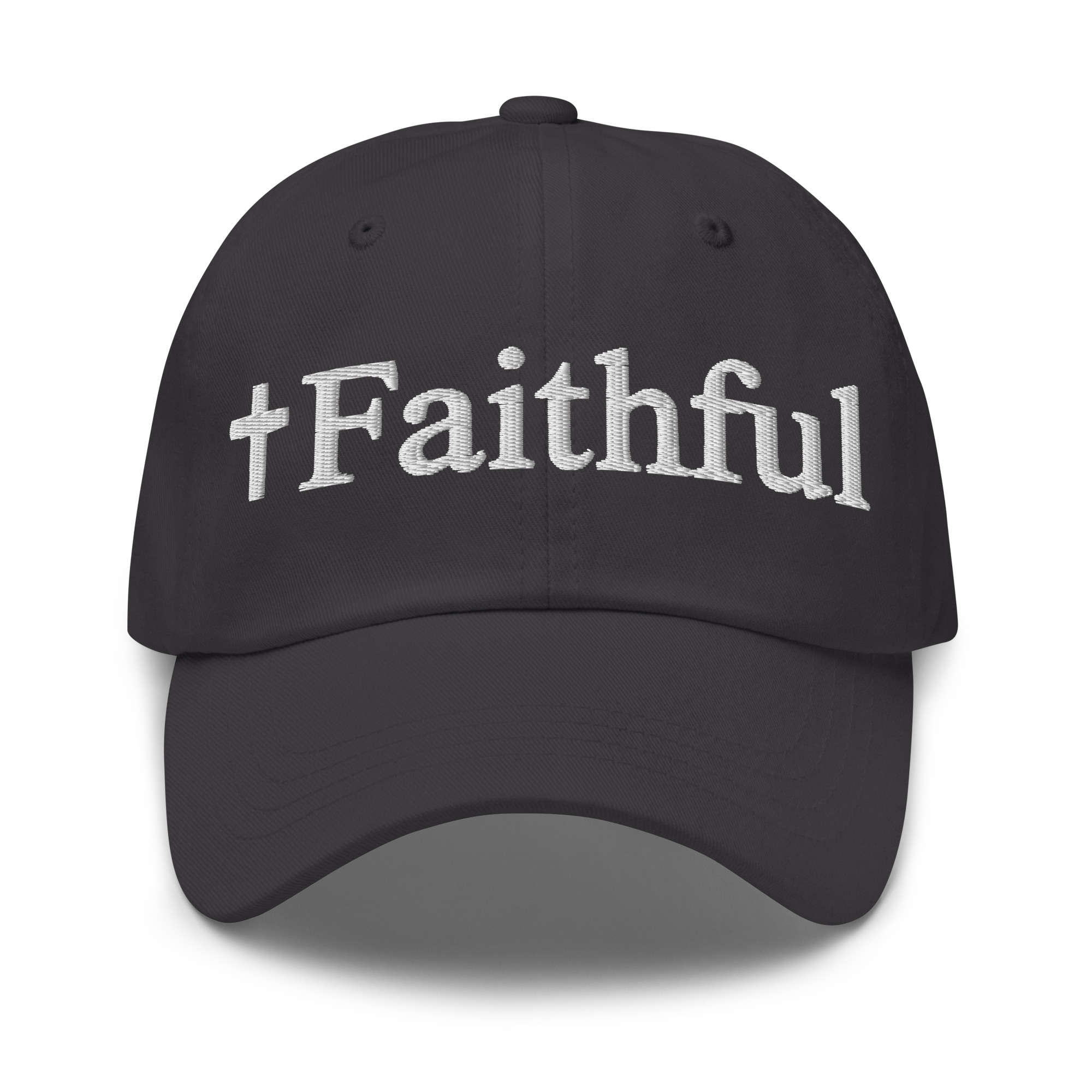 Faithful Embroidered Dad Hat - Image 3