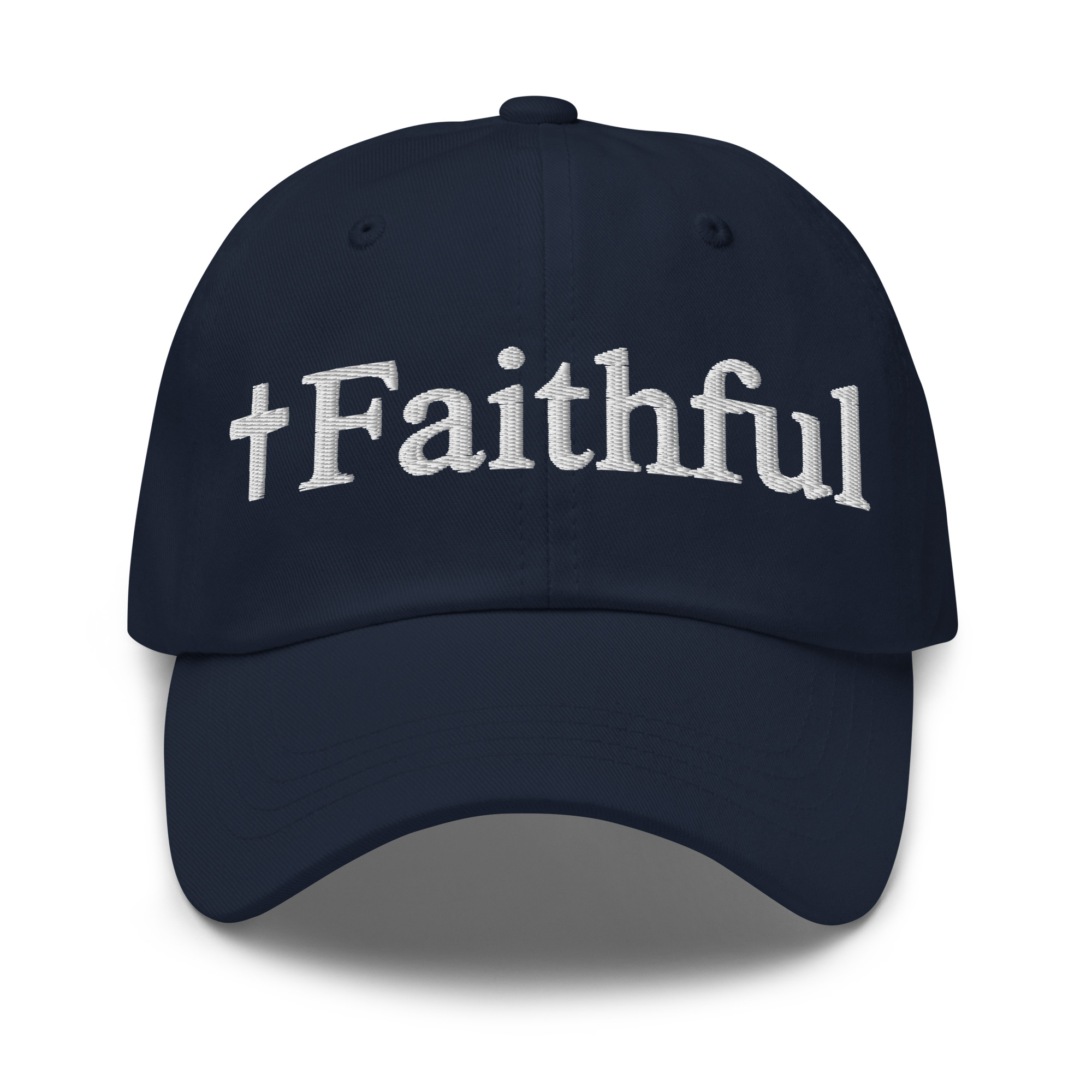 Faithful Embroidered Dad Hat - Image 2