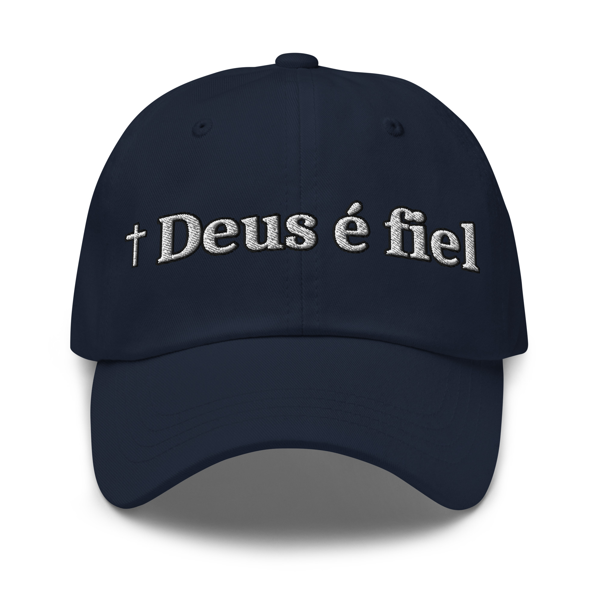 Deus é fiel Embroidered Dad Hat - Image 2