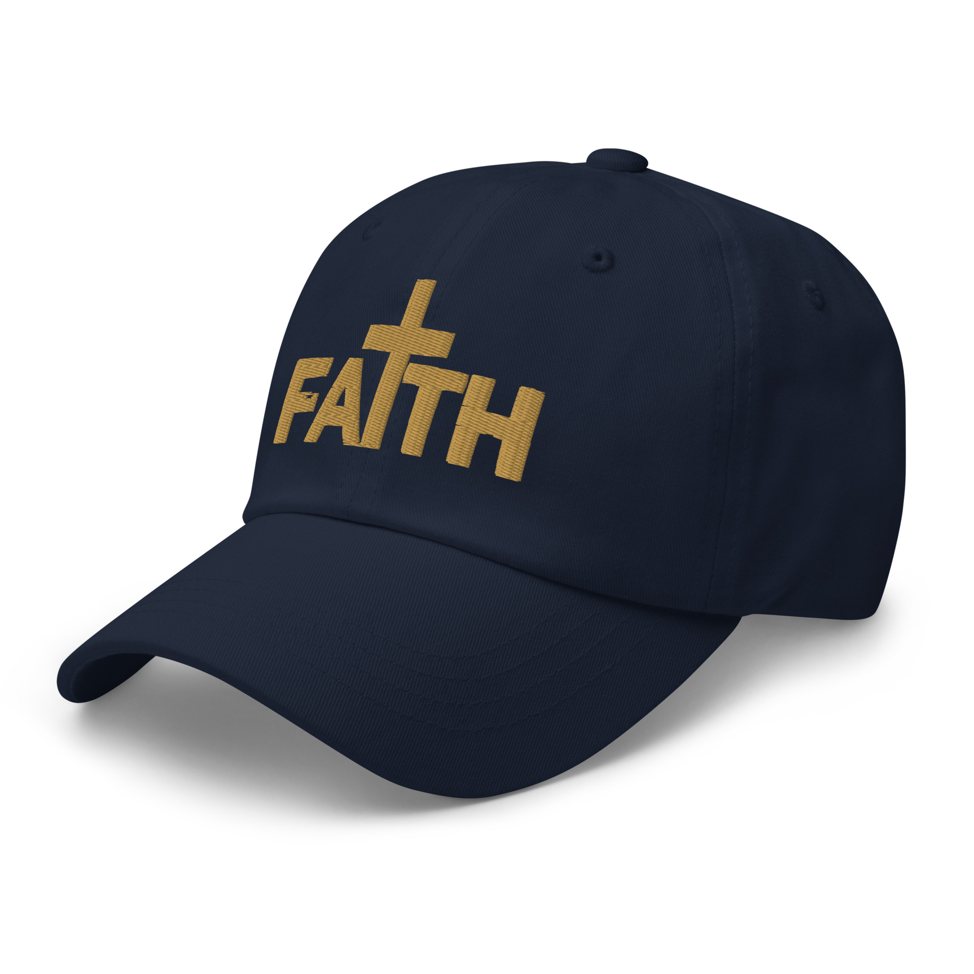 Faith Cross Embroidered Dad Hat - Image 17