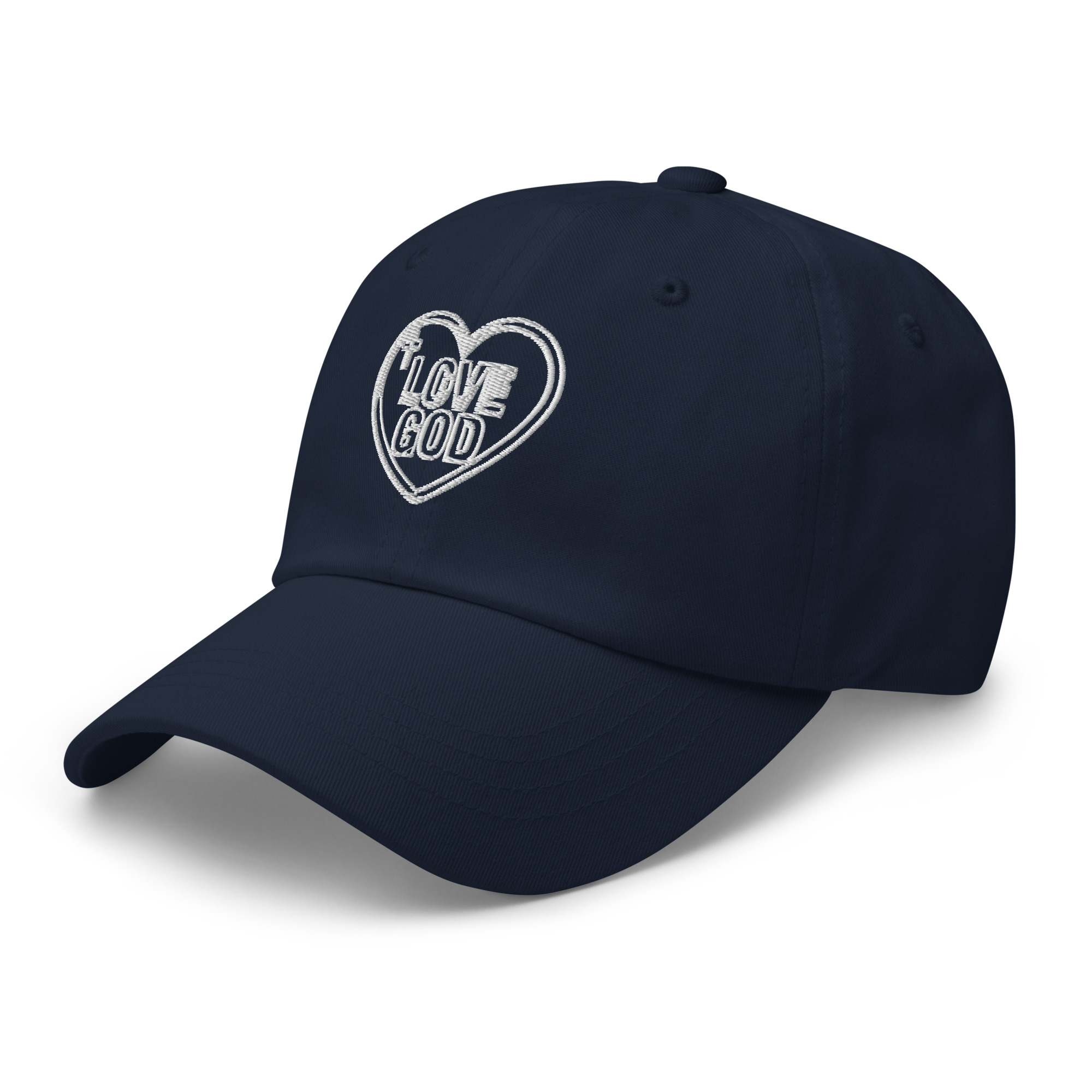 Love God Heart Embroidered Dad Hat - Image 17