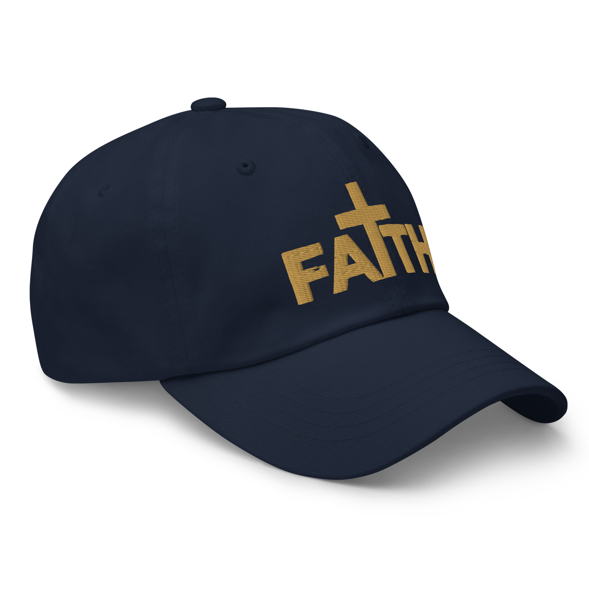 Faith Cross Embroidered Dad Hat - Image 14