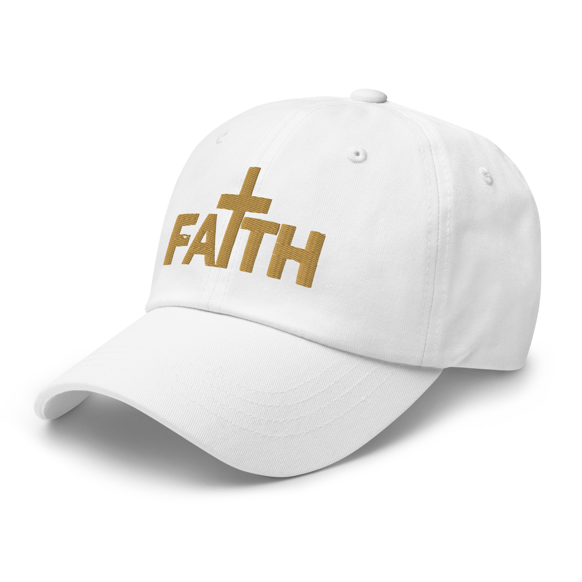Faith Cross Embroidered Dad Hat - Image 18