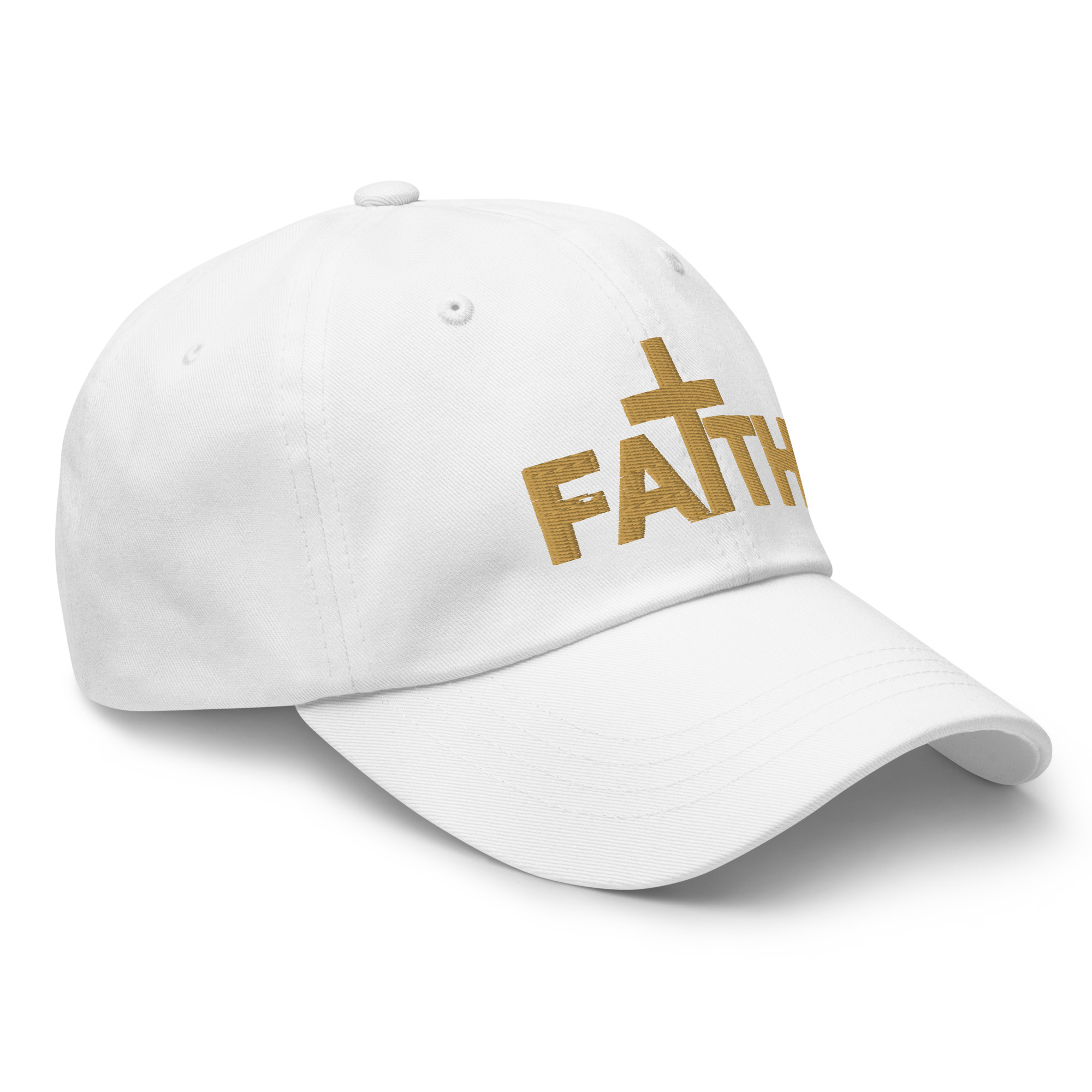Faith Cross Embroidered Dad Hat - Image 15