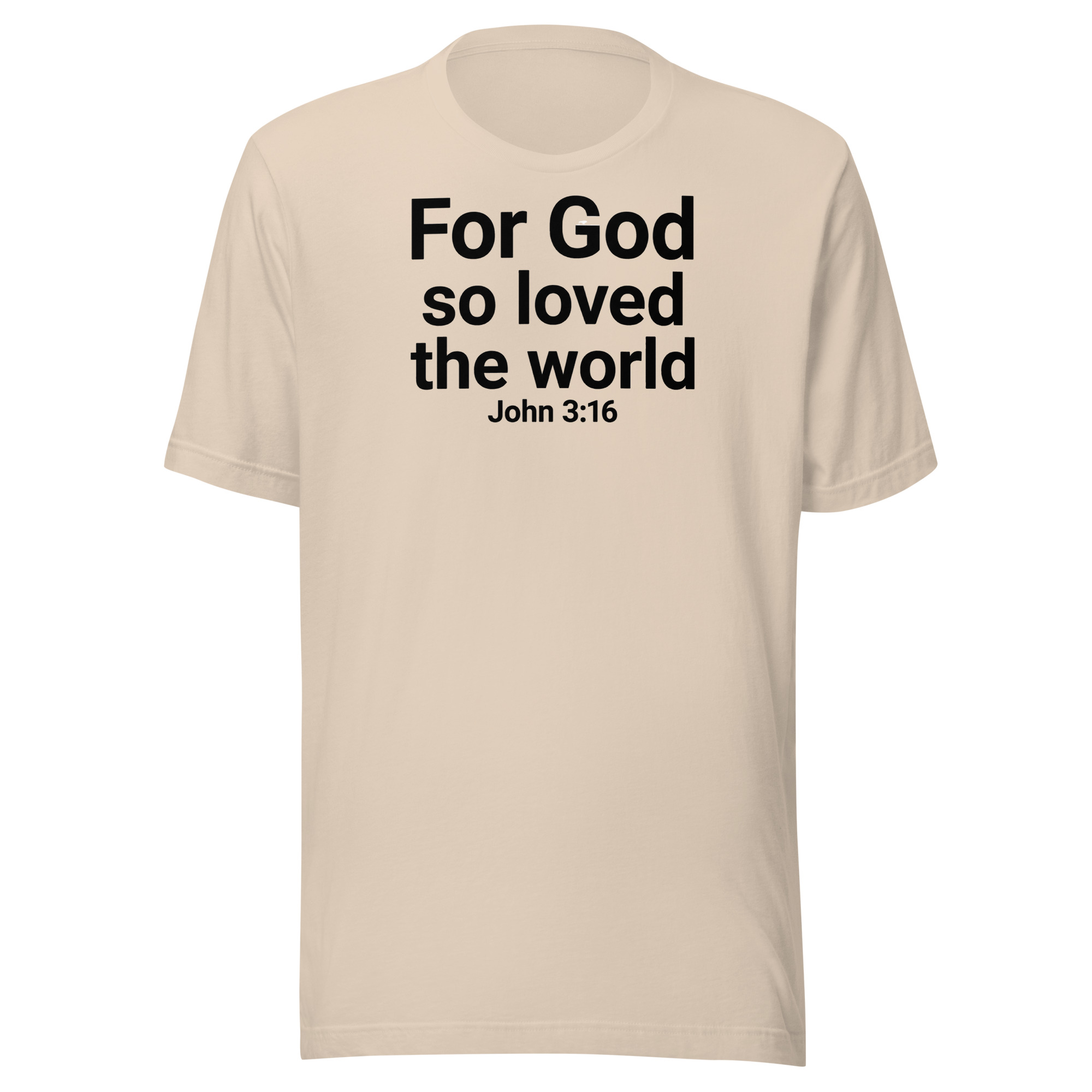 John 3:16 Tee — For God So Loved the World - Image 2