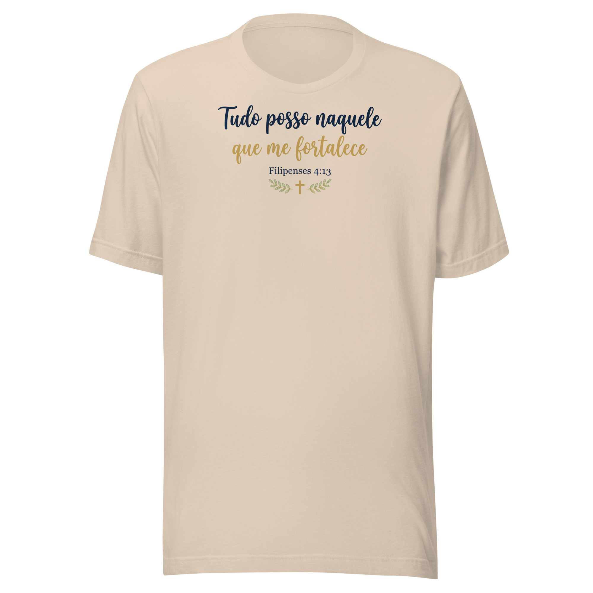 Tudo posso naquele que me fortalece Tee — Filipenses 4:13 - Image 2
