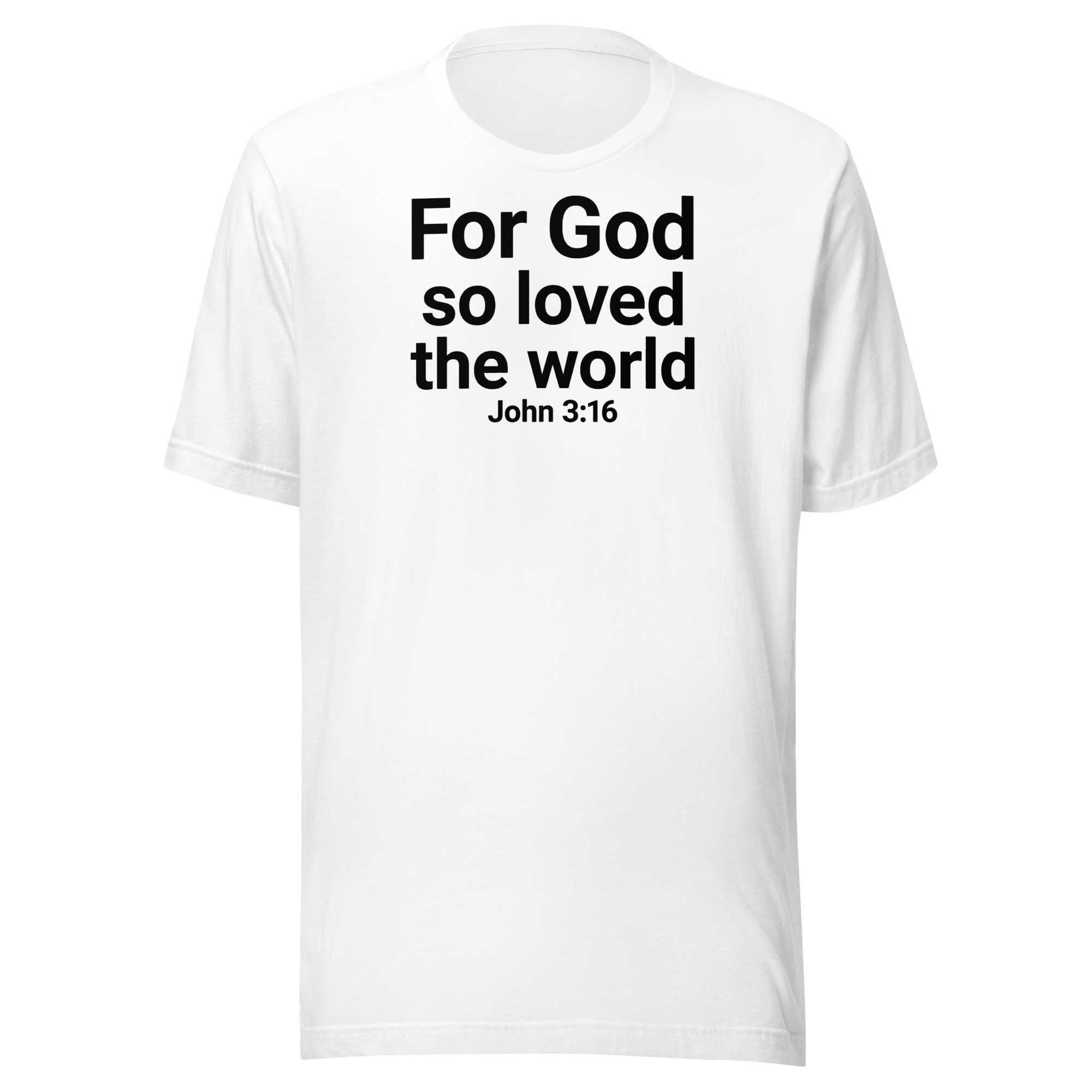 John 3:16 Tee — For God So Loved the World - Image 3