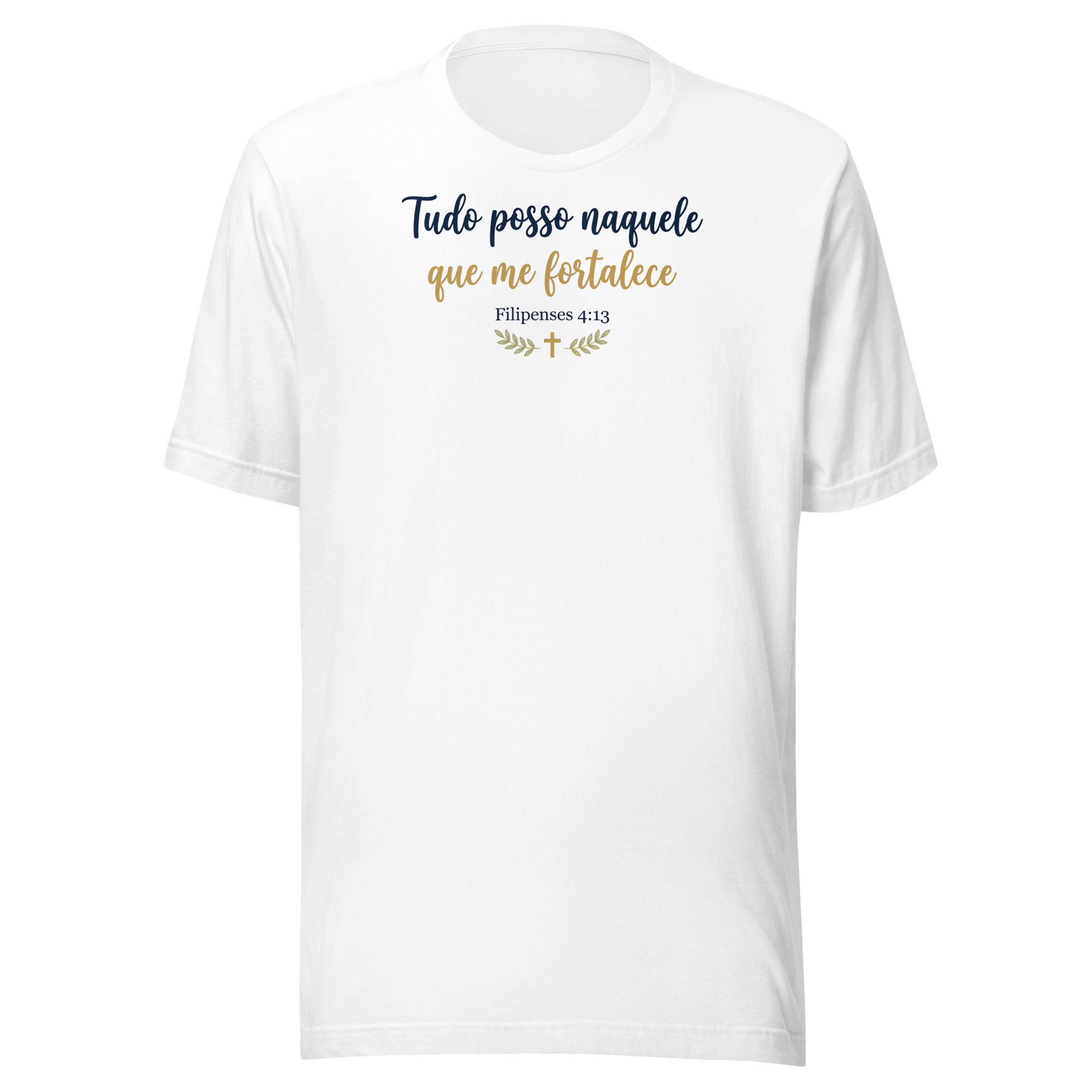 Tudo posso naquele que me fortalece Tee — Filipenses 4:13 - Image 3